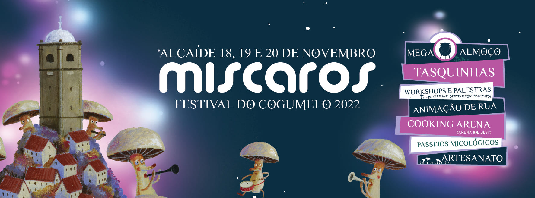 Cartaz | Míscaros - Festival do Cogumelo 2022